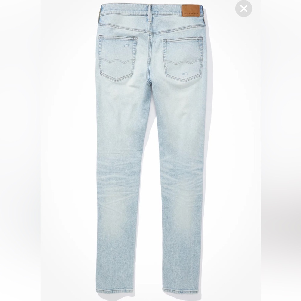 American Eagle Outfitters airsoft+ Athletic Skinny Jeans Distressed w28 L28 - Picture 2 of 9